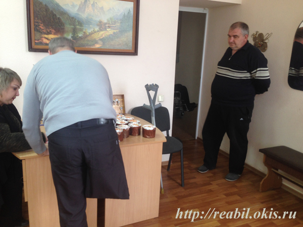 праздник Пасха в Луганском Центре комплексной реабилитации инвалидов