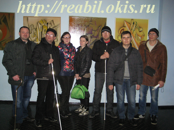 студенты Центра реабилитации инвалидов в Луганске