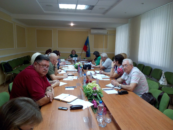 15 сентября 2017 года представители ГУ ЛНР «Центр комплексной реабилитации инвалидов» приняли участие в заседании координационного совета